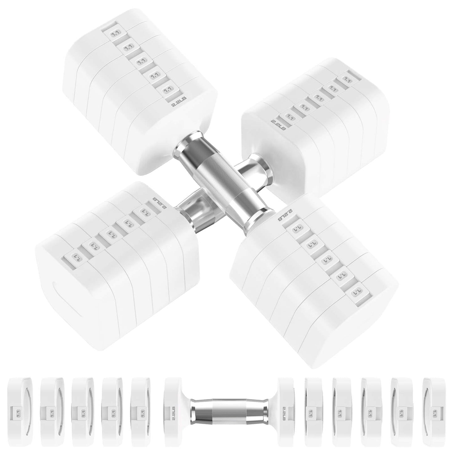 Adjustable Dumbbell Set for Home Gym Training