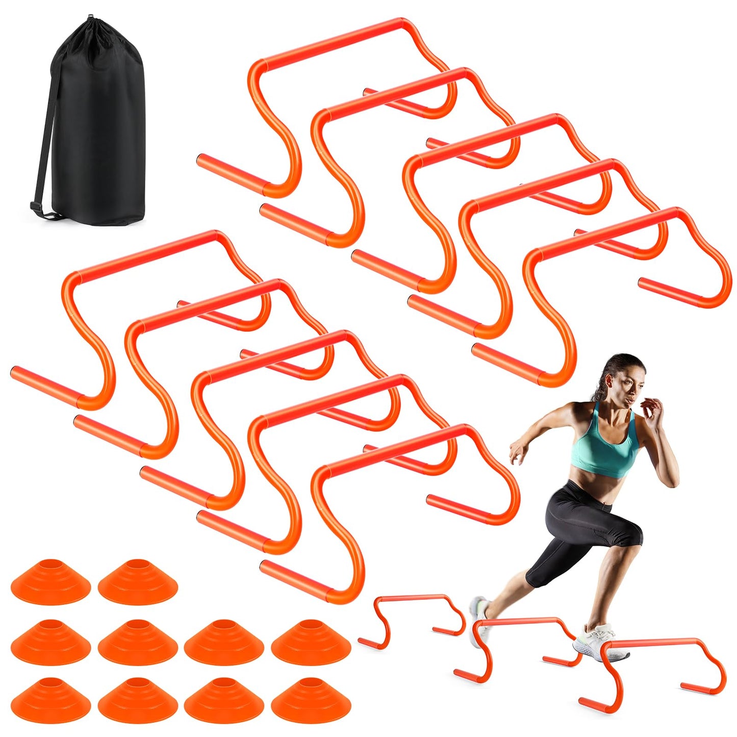 Speed Hurdles and Cones Training Set