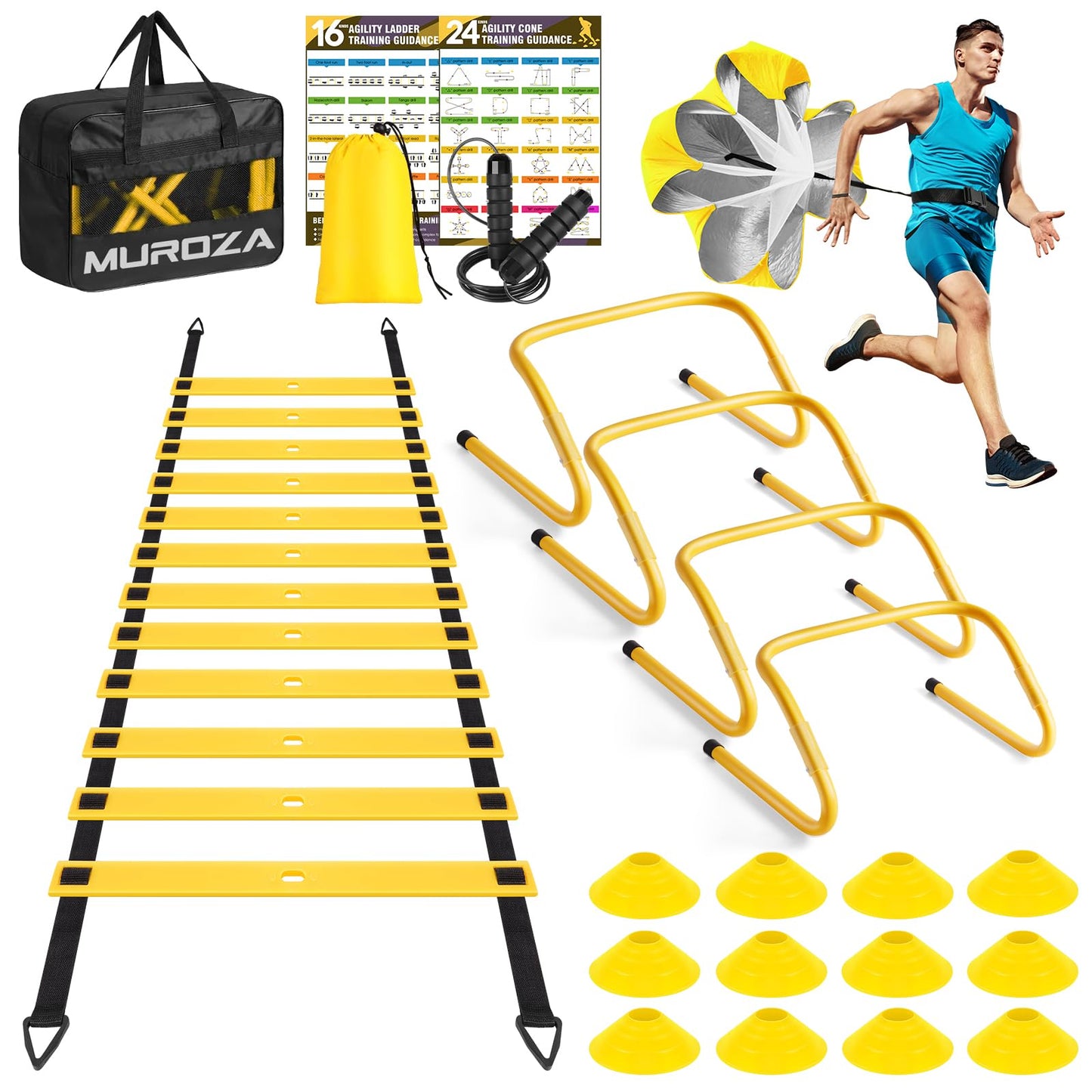 20ft Agility Ladder for Speed Training