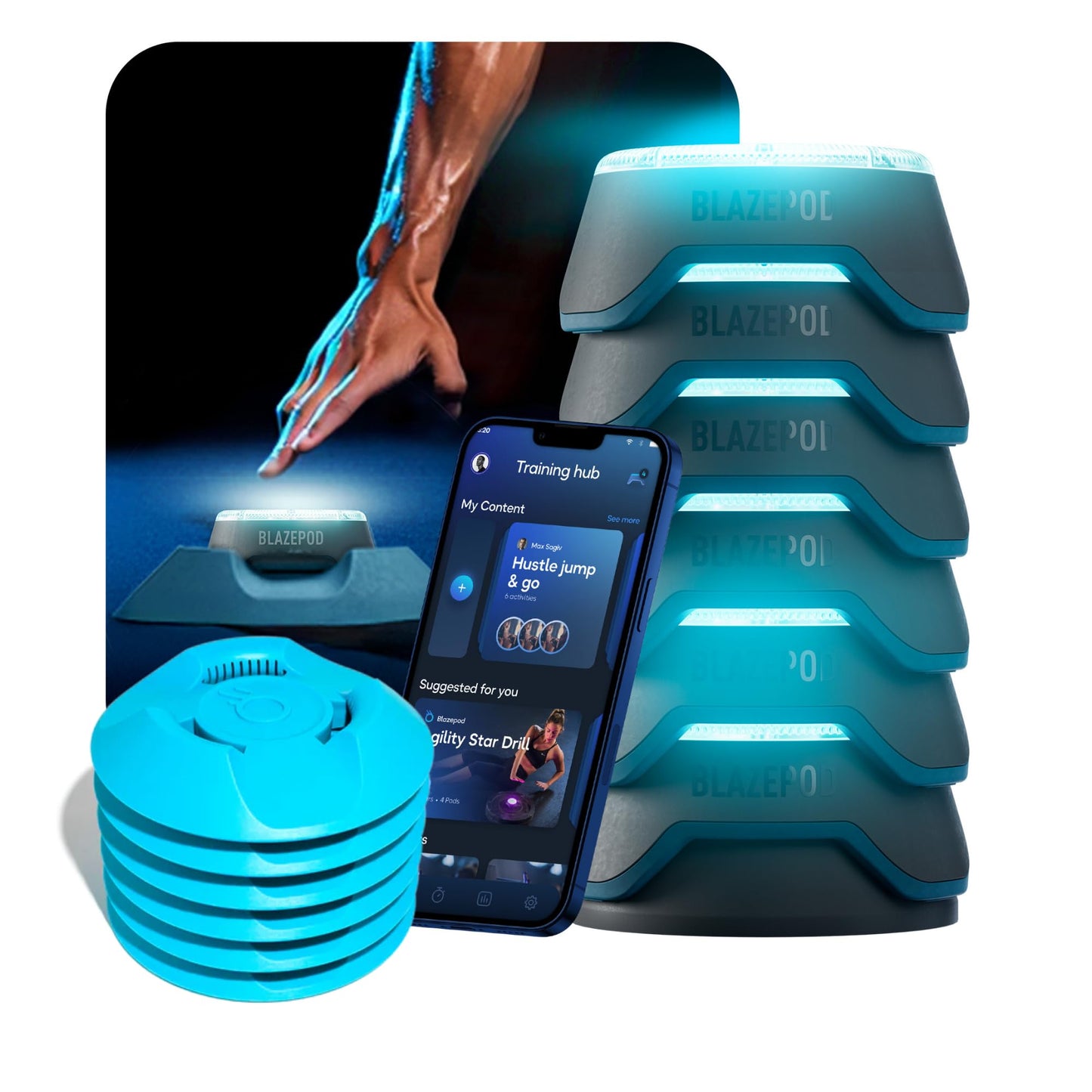 Reaction Training Pods for Speed & Agility Drills