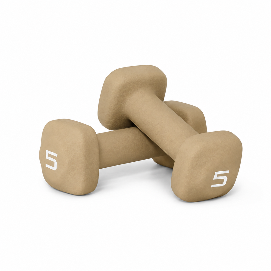 Neoprene Dumbbell Set with Storage Rack