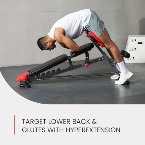 Adjustable FID Weight Bench for Home Gym