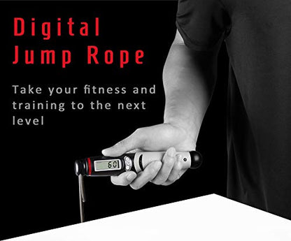 Digital Counter Jump Rope for Fitness Training
