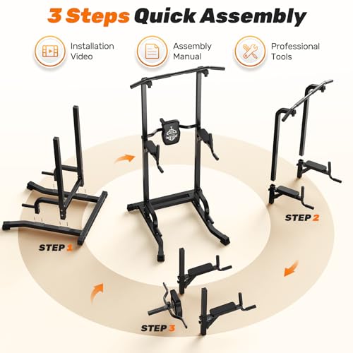Power Tower Pull Up Station for Home Gym