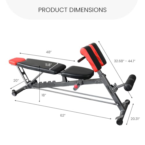 Adjustable FID Weight Bench for Home Gym