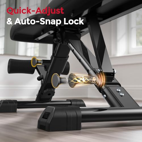 Adjustable Foldable Weight Bench for Home Gym