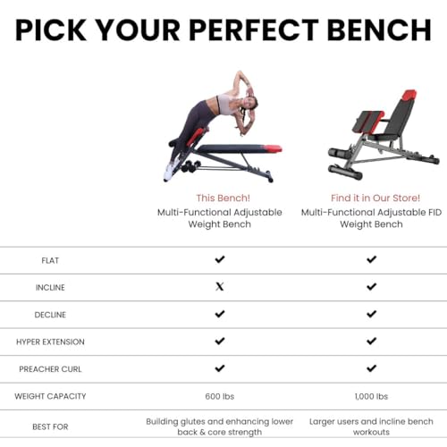 Multi Functional Weight Bench for Home Gym