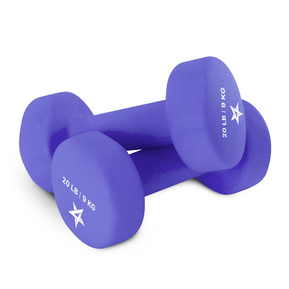 Neoprene Coated Dumbbell Weights for Training