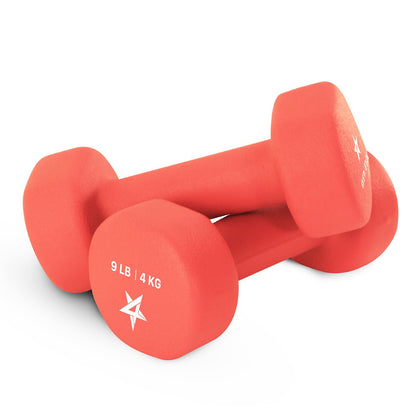 Neoprene Coated Dumbbell Weights for Training
