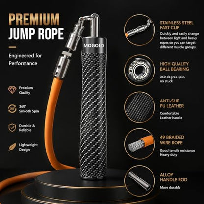 Adjustable Weighted Jump Rope for Training