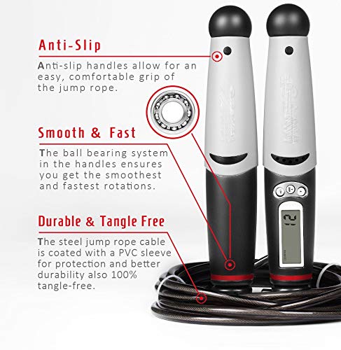Digital Counter Jump Rope for Fitness Training