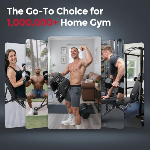 Adjustable Foldable Weight Bench for Home Gym