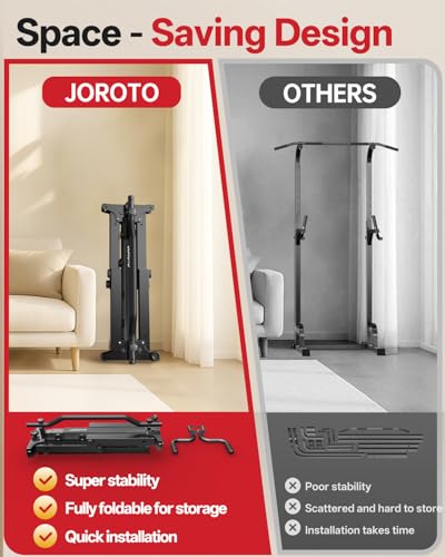 Foldable Power Tower for Home Gym Training