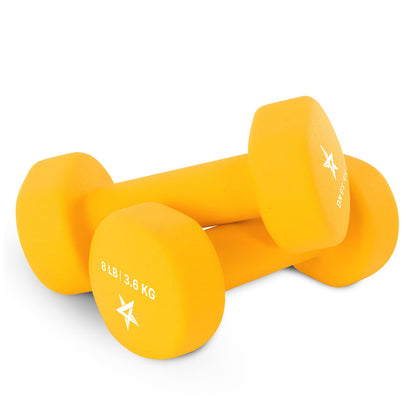 Neoprene Coated Dumbbell Weights for Training