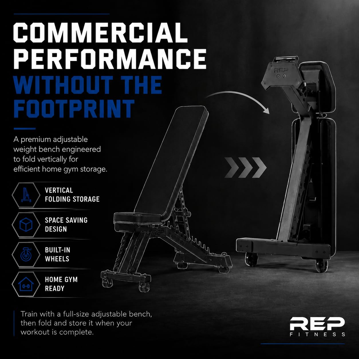 Adjustable Foldable Weight Bench for Home Gym