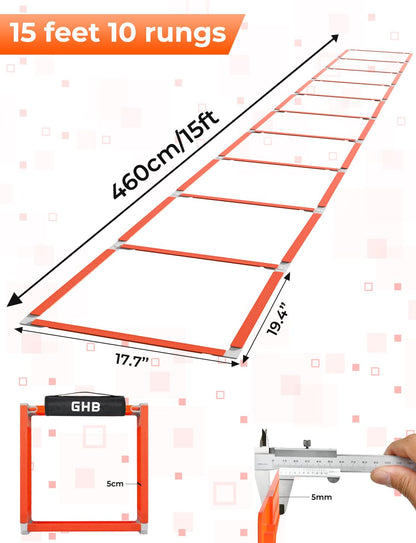 Agility Ladder Hurdles for Speed Training