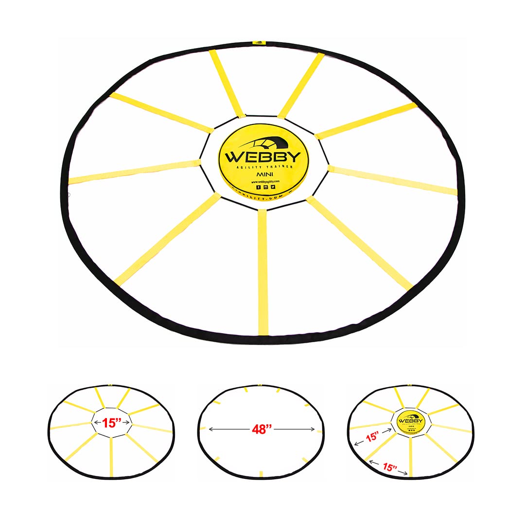 Circular Agility Trainer for Reactive Footwork Drills