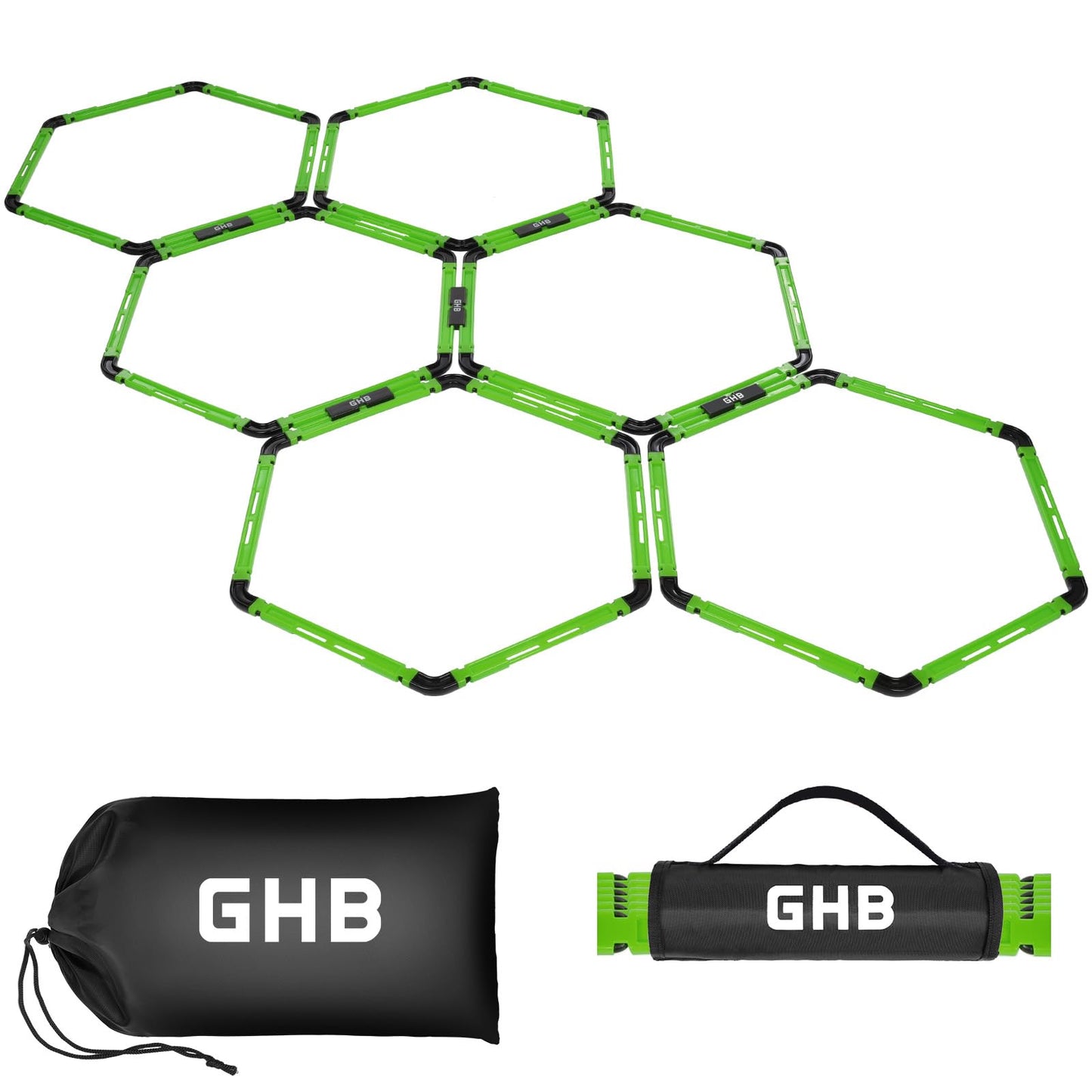 Hex Agility Rings for Speed Footwork Training