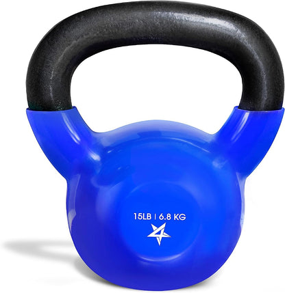 Vinyl Coated Kettlebell for Strength Training