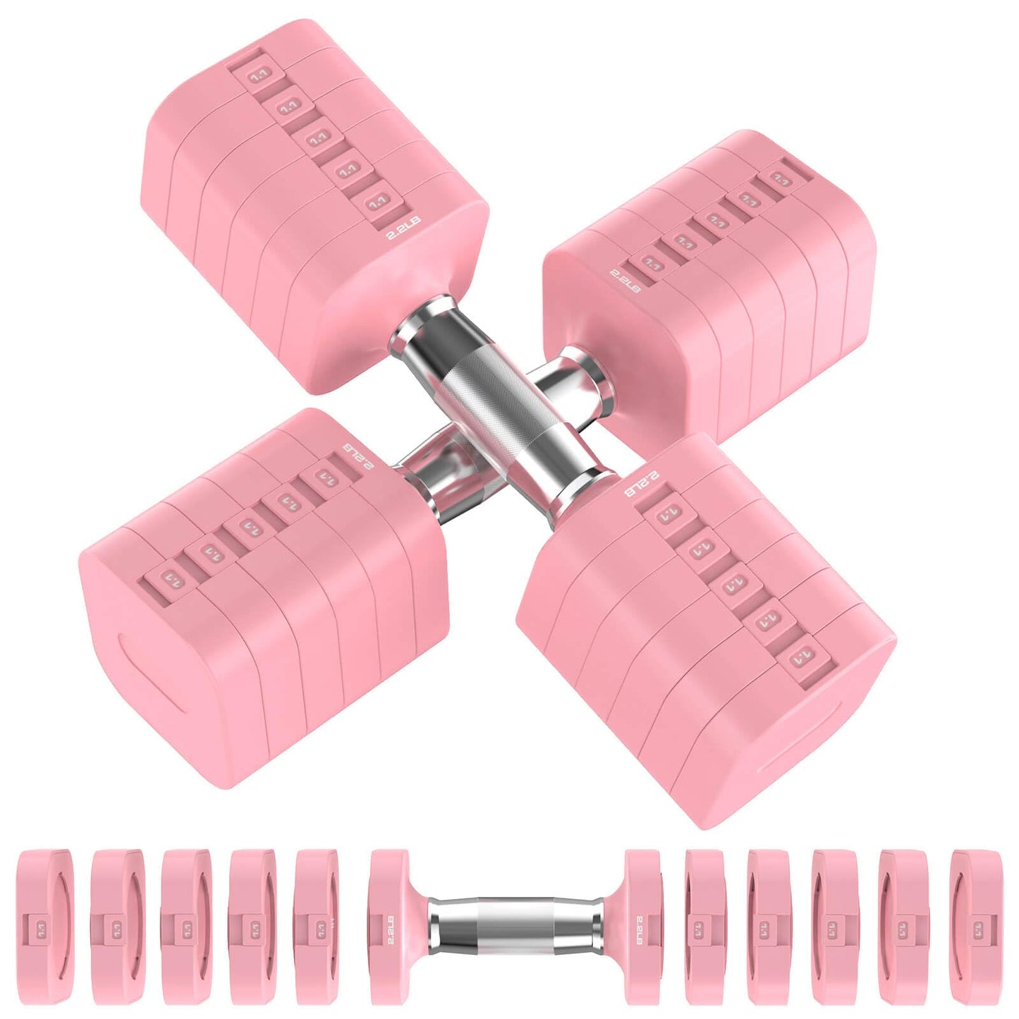Adjustable Dumbbell Set for Home Gym Training