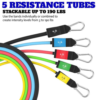 Resistance Band Set with Handles for Training