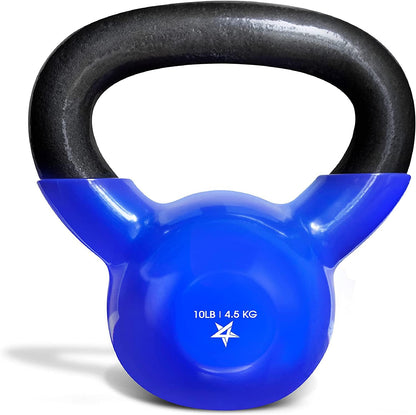Vinyl Coated Kettlebell for Strength Training