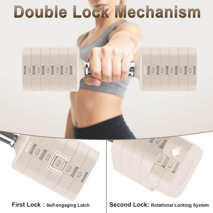 Adjustable Dumbbell Set for Home Gym Training
