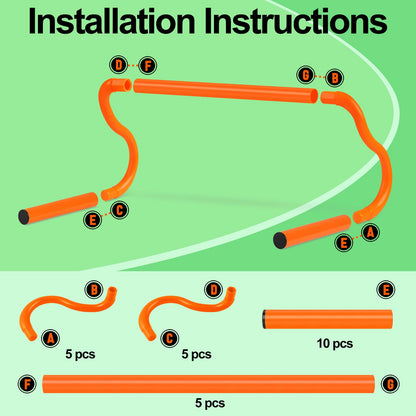Speed Hurdles and Cones Training Set