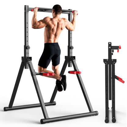 Foldable Power Tower for Home Gym Training