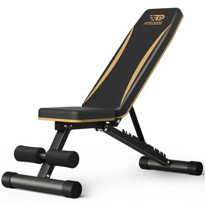 Adjustable Foldable Weight Bench for Home Gym