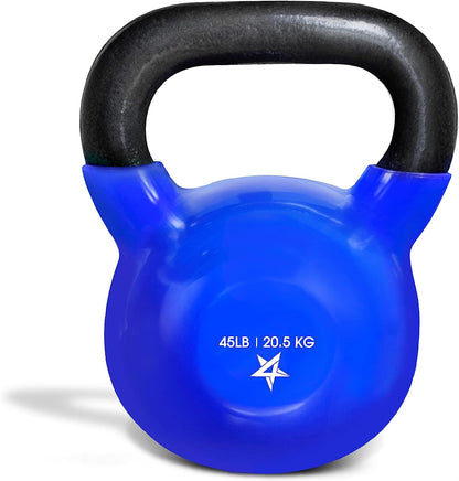 Vinyl Coated Kettlebell for Strength Training