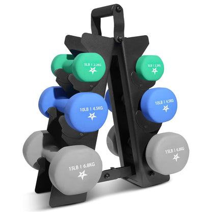 Neoprene Coated Dumbbell Weights for Training