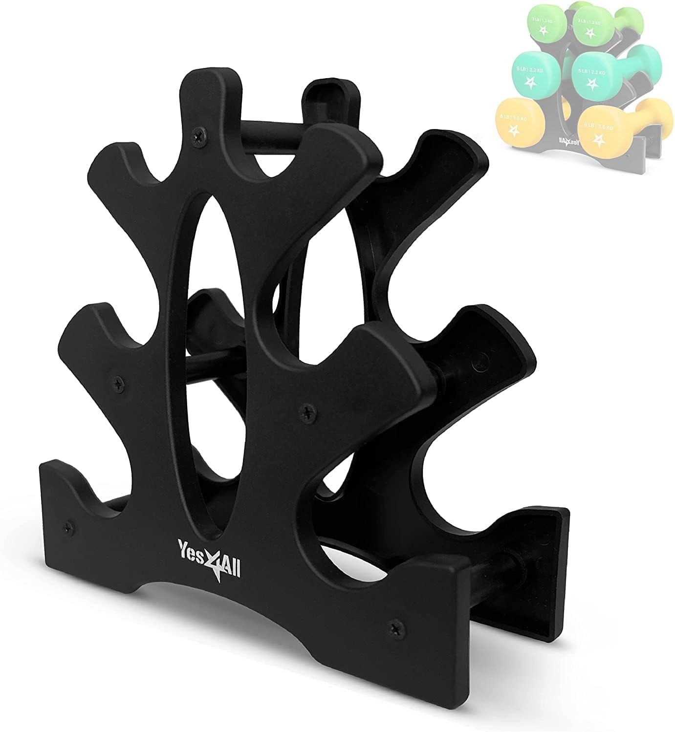 Neoprene Coated Dumbbell Weights for Training