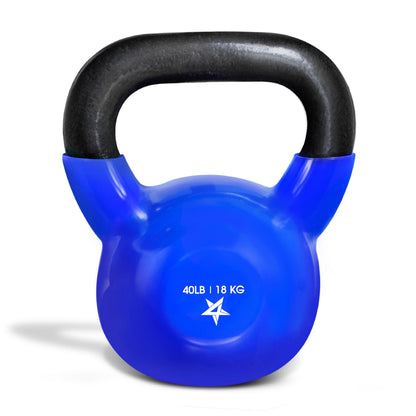 Vinyl Coated Kettlebell for Strength Training
