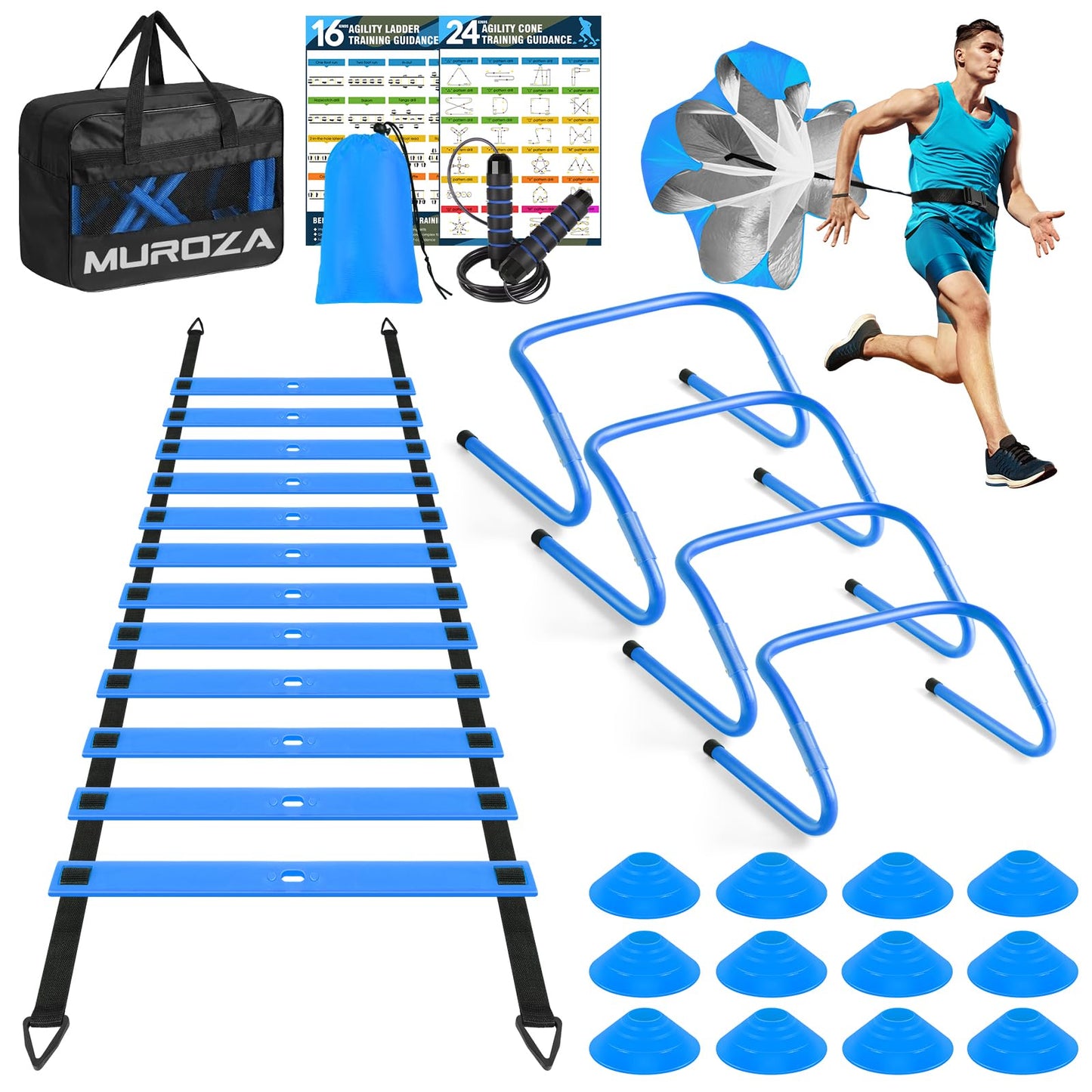 20ft Agility Ladder for Speed Training