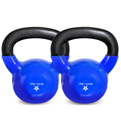 Vinyl Coated Kettlebell for Strength Training