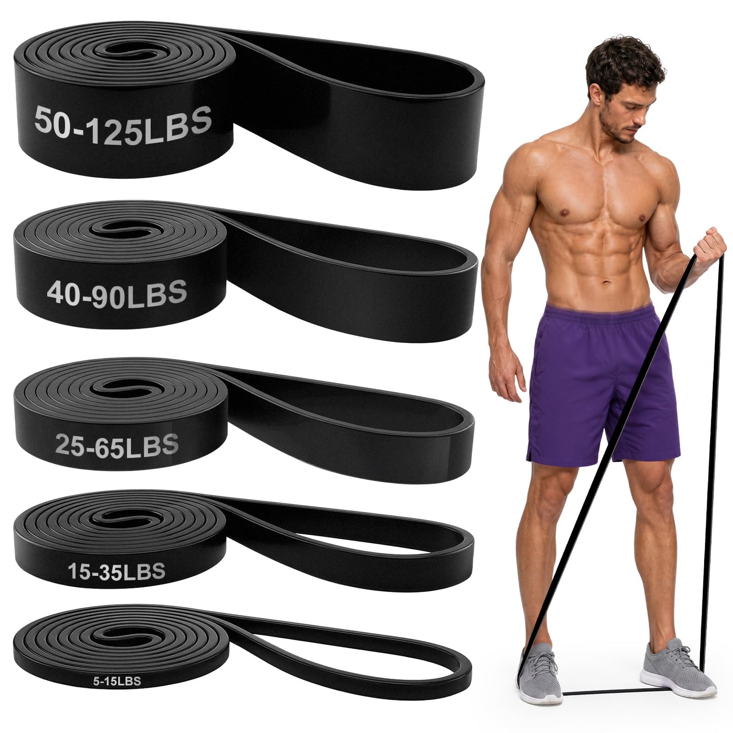 Resistance Bands Set for Strength Training