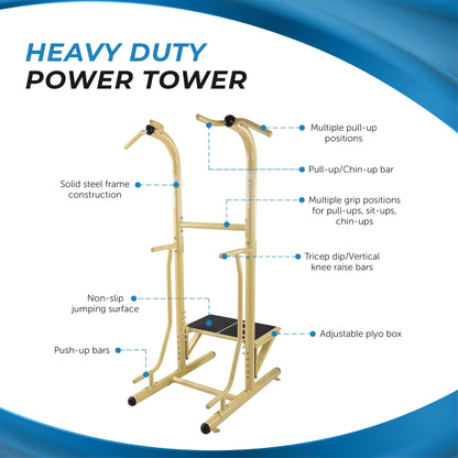 Pull Up Bar and Dip Station for Home Gym
