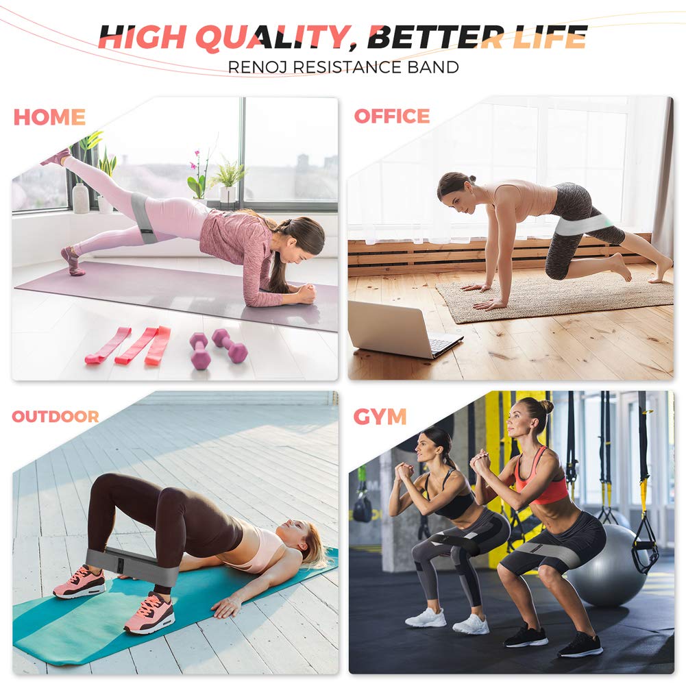 Fabric Resistance Bands Set for Training