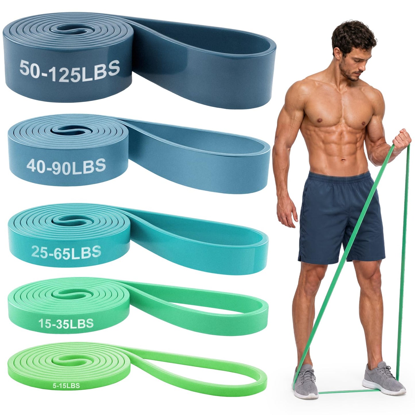 Resistance Bands Set for Strength Training