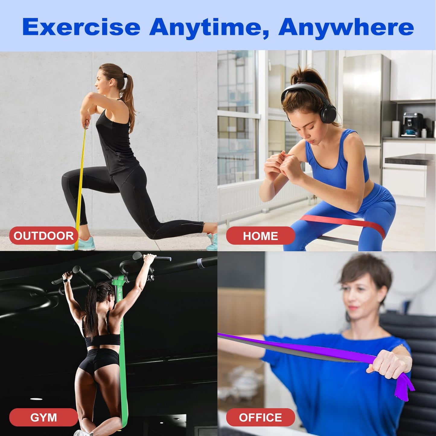 Heavy Resistance Bands Set for Training