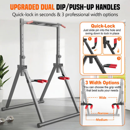 Foldable Power Tower for Home Gym Training