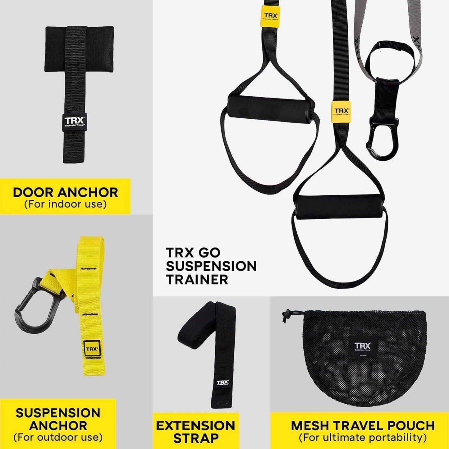Portable Suspension Trainer for Full Body Workouts