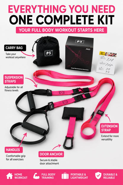 Suspension Trainer System for Full Body Workouts