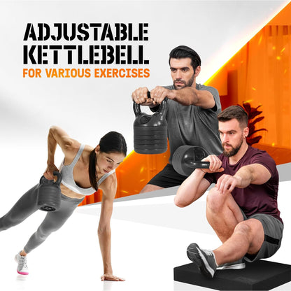Adjustable Kettlebell Set for Strength Training