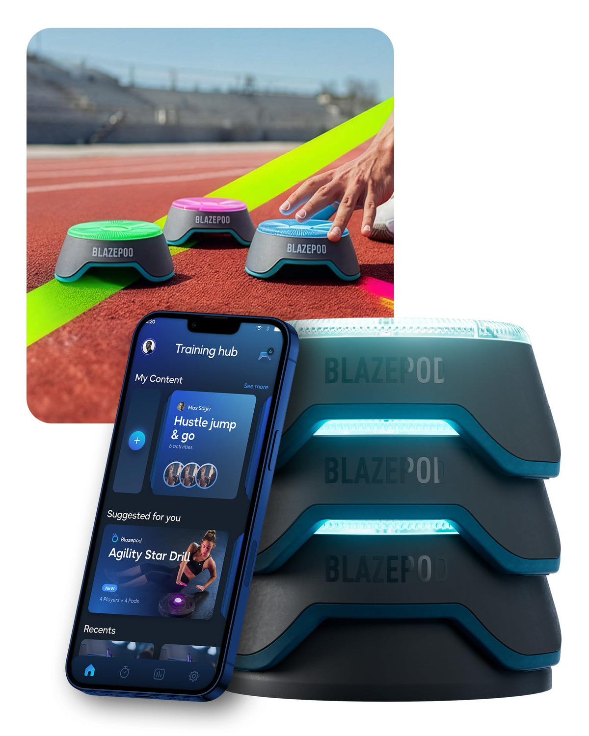 Reaction Training Pods for Speed & Agility Drills