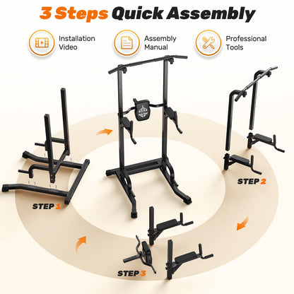 Power Tower Pull Up Station for Home Gym