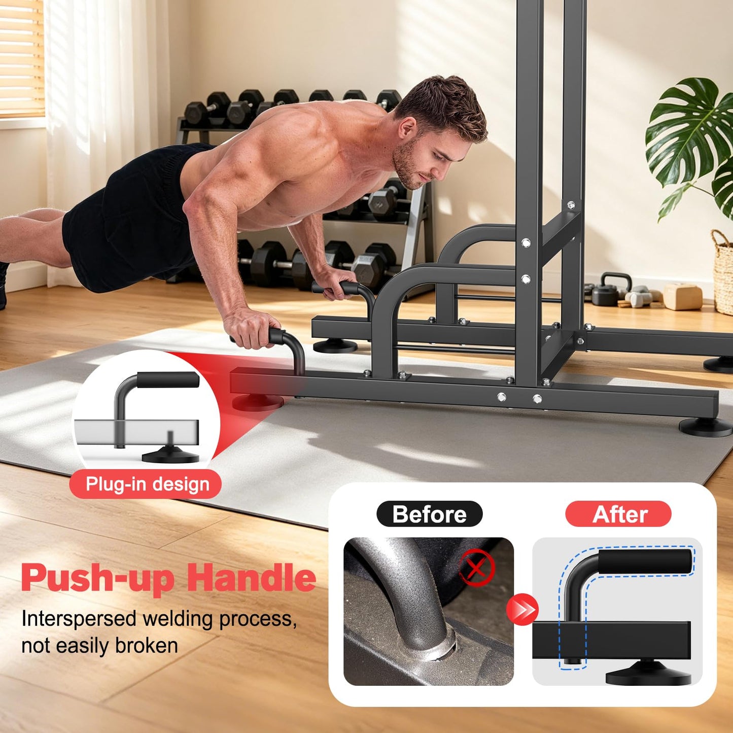 Free Standing Power Tower for Home Gym