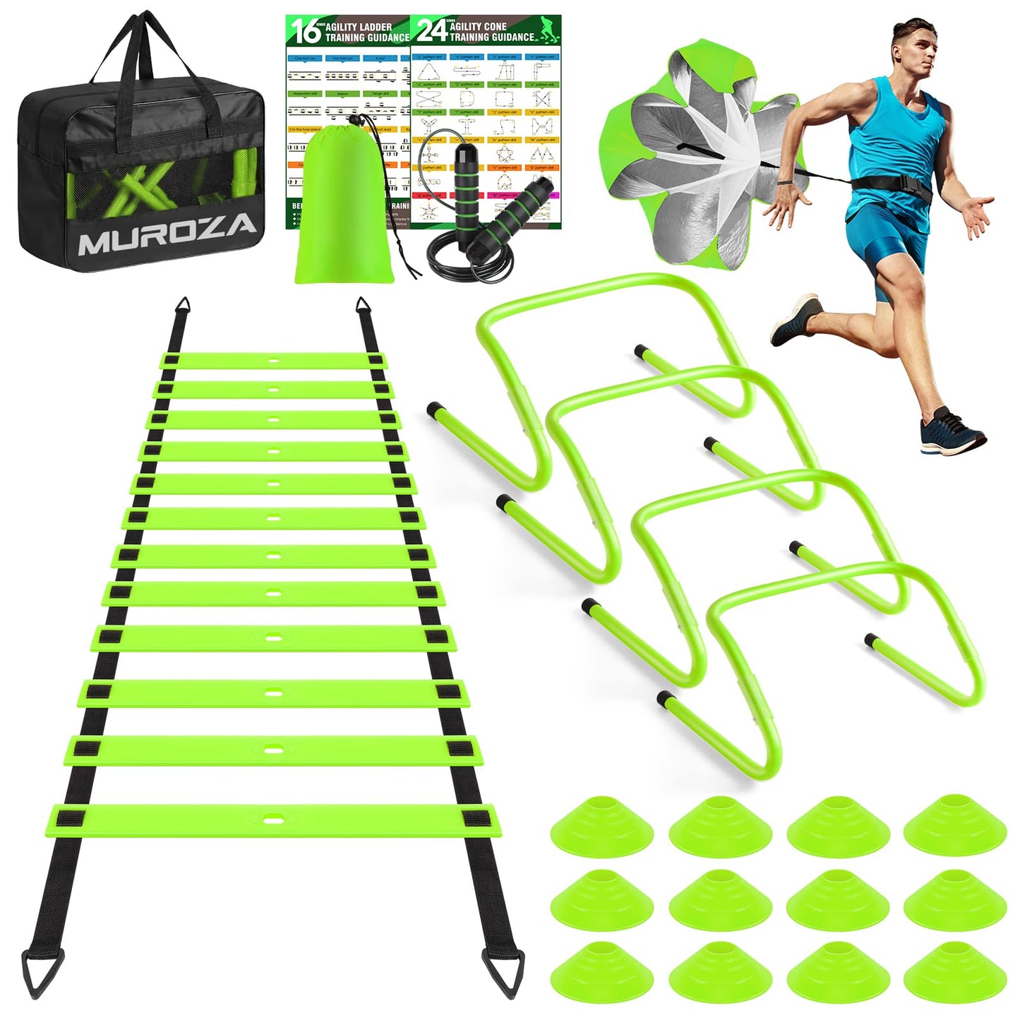 20ft Agility Ladder for Speed Training