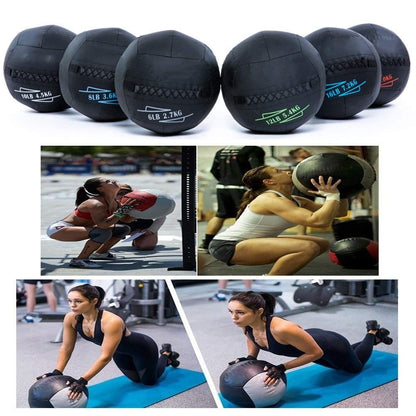 Soft Leather Medicine Ball for Training